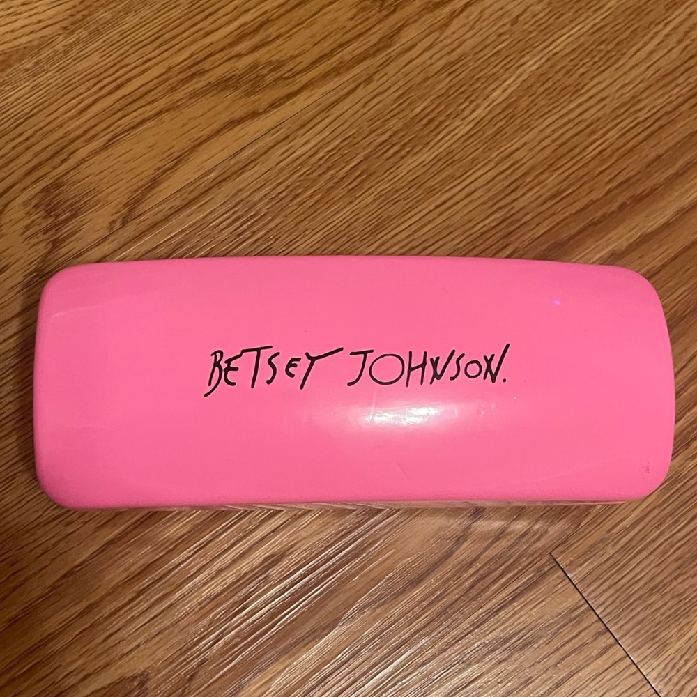 Betsey Johnson Pink Sunglasses Case